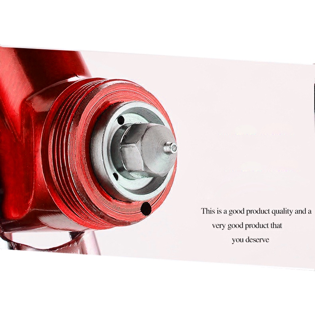 ปืนพ่นสีขนาดเล็ก HVLP เครื่องพ่นสีแรงโน้มถ่วงฟีดสีสเปรย์ปืน  หัวฉีด 0.8 /1.0 มม  ถ้วย 120 มล - รูปที่ 3