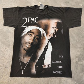 2PAC เสื้อวง เสื้อทัวร์ ผ้าฝอกเฟด