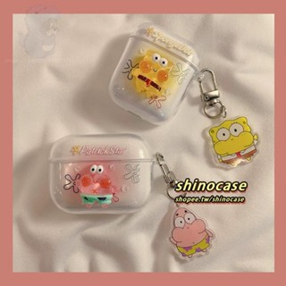 เคสใส ลายสพันจ์บ็อบ สําหรับ AirPods Pro2 1 2 3rd