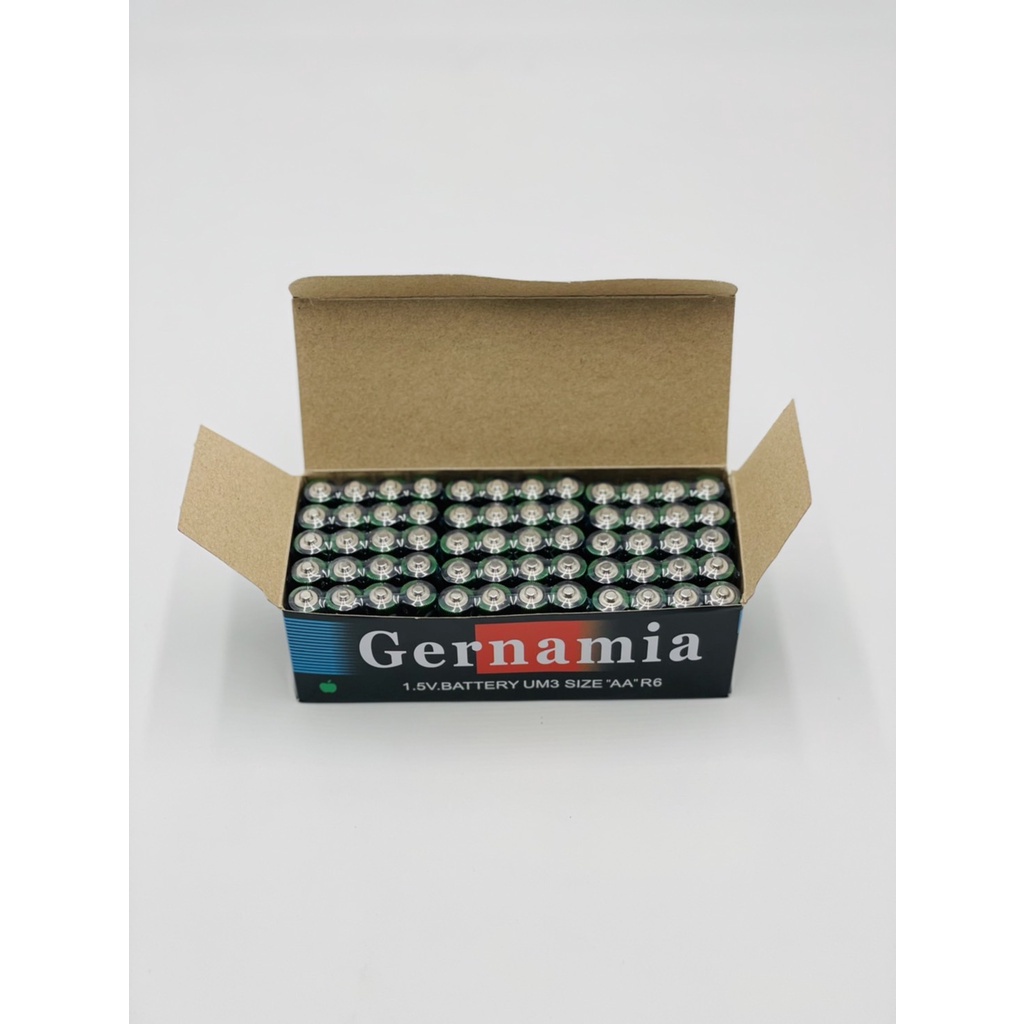 ส่งเร็ว⚡️ *พร้อมส่ง* ถ่าน AA เจอมาเนียร์ Germania Battery Size AA R6 UM3 1.5V 1 กล่อง จำนวน 60 ก้อน 