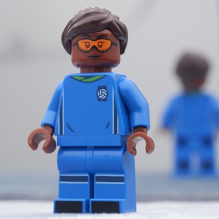 LEGO Ideas Soccer Player Blue Uniform