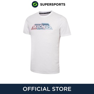 SKECHERS SP123M028 เสื้อออกกำลังกายผู้ชาย เสื้อกีฬา