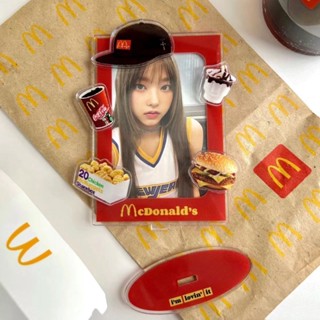 ♞Xiaohongshu กับย่อหน้าเดียวกันกรอบรูปโพลารอยด์ของ McDonald ยืนอะคริลิ 3 นิ้วรูปถ่ายการ์ดแสดงบัตรขนาดเล็กยืน