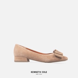 KENNETH COLE รองเท้าส้นแบนผู้หญิง รุ่น ATLAS FLAT สีน้ำตาลเทา ( FLT - GS22ATF02-219 )