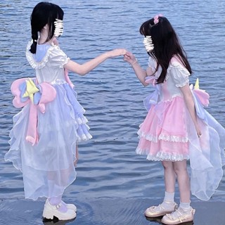 ℗❀▩Starlight หวานใจ ​​lolita ของแท้ กระโปรง ครบชุด loli lolita tutu dress สไตล์รายวัน