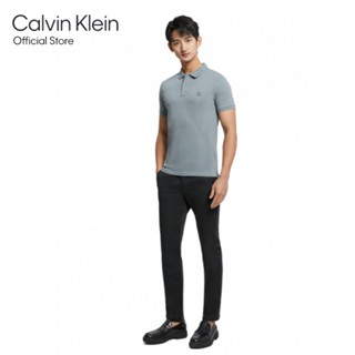 Calvin Klein กางเกงขายาวผู้ชายชิโน่ ทรง Slim รุ่น J322752 BEH - สีดำ