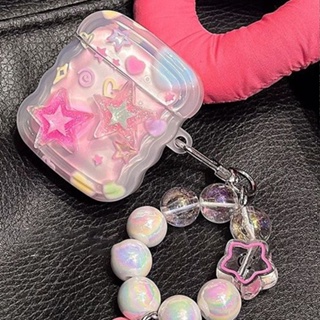 เคสหูฟังบลูทูธ ลายดาว หลากสี สําหรับ Airpods 2 3 pro