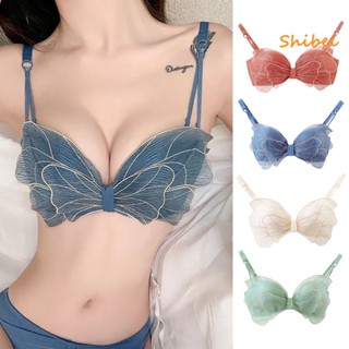 HOT_ แผ่นรองไหล่เซ็กซี่สายสะพายไหล่แบบถอดสายฟรี Lady Butterfly Shape Bandeau Brassiere