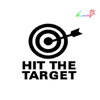 【AG】Hit the Target Funny Print Potty Seat Boys Pee Bathroom Toilet Sticker