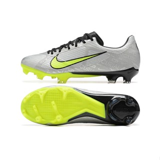 Nike Assassin XV Generation Low Top FG รองเท้าฟุตบอล Mercurial Vapor XV FG 39-45 สีเงิน สีเหลือง