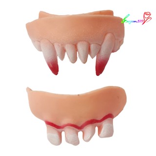 【AG】10Pcs Funny Vampire Zombie Denture Teeth Halloween Cosplay Costume Toys