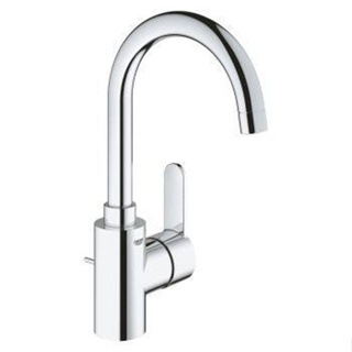 GROHE EUROSTYLE COSMO ก๊อกผสมอ่างล้างหน้าทรงโค้งสูง (L-SPOUT) 23043003 ก๊อกอ่างล้างหน้า อุปกรณ์ อะไหล่ห้องน้ำ สุขภัณฑ์ อ