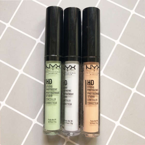 คอนซีลเลอร์ ✧คอนซีลเลอร์ NYX ของแท้จากอเมริกาปากกาแท่งครีมเพิ่มความสดใสสีม่วงสีเขียวสีเหลืองปกเลือดส