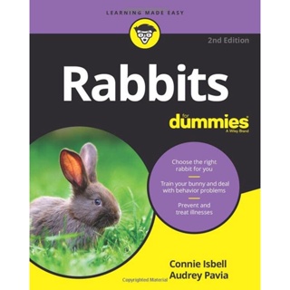 NEW! หนังสืออังกฤษ Rabbits for Dummies (For Dummies (Pets)) (2ND) [Paperback]