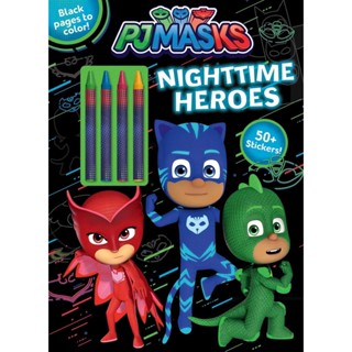 NEW! หนังสืออังกฤษ Pj Masks: Nighttime Heroes [Hardcover]