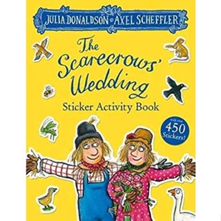 NEW! หนังสืออังกฤษ The Scarecrows Wedding Sticker Book [Paperback]