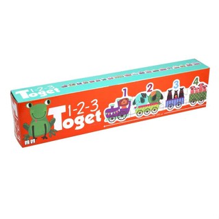 NEW! หนังสืออังกฤษ 1-2-3 Train Puzzle