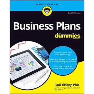 NEW! หนังสืออังกฤษ Business Plans for Dummies, 3rd Edition [Paperback]