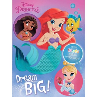 NEW! หนังสืออังกฤษ Disney Princess: Dream Big! (Foil Book) (Board Book) [Hardcover]