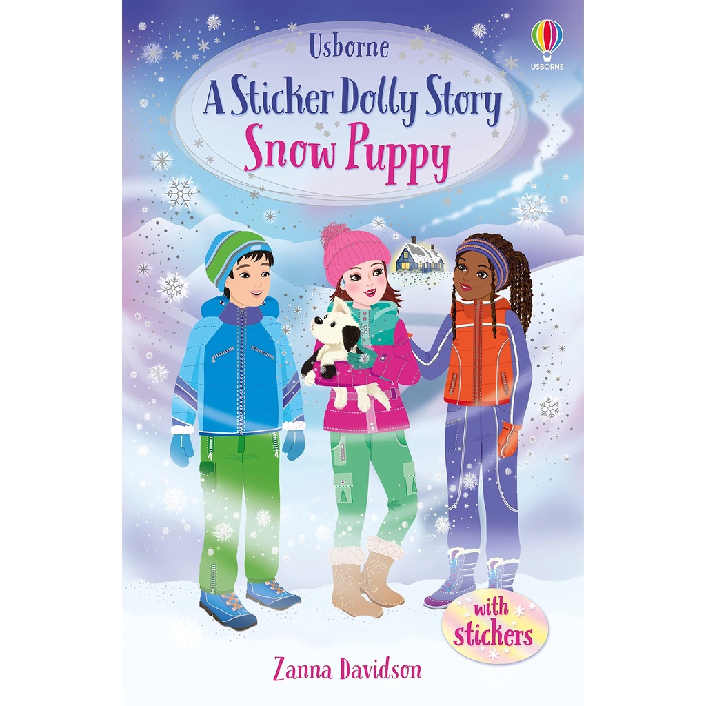 NEW! หนังสืออังกฤษ Snow Puppy (Sticker Dolly Stories) [Paperback]