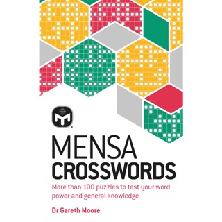 NEW! หนังสืออังกฤษ Mensa Crosswords : Test your word power with more than 100 puzzles (New) [Paperback]