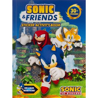 NEW! หนังสืออังกฤษ Sonic &amp; Friends Sticker Activity Book (Sonic the Hedgehog) [Paperback]