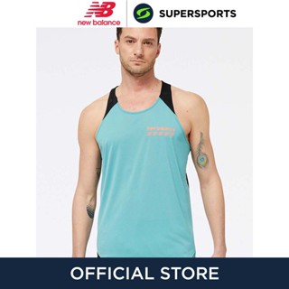 NEW BALANCE Accelerate Pacer เสื้อกล้ามวิ่งผู้ชาย เสื้อกีฬา