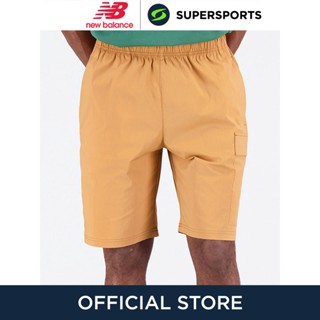 NEW BALANCE Athletics Sports Club Woven Cargo กางเกงลำลองขาสั้นผู้ชาย กางเกงขาสั้น