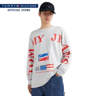 Tommy Hilfiger เสื้อแขนยาวผู้ชาย รุ่น DM0DM15671 PJ4 - สีเทา