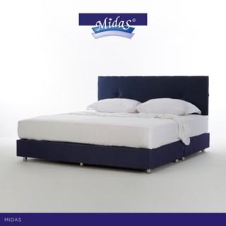 Midas เตียงนอนพร้อมฐาน รุ่น Mibed 2 หุ้มผ้า Microfibre ส่งฟรี