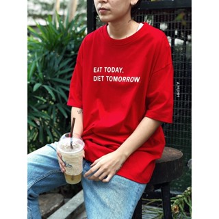 【Hot】เสื้อ Oversize สกรีน eat today