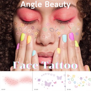 Face Tattoo แทททูสำหรับติดหน้า แทททูติดแก้ม กันน้ำ กันเหงื่อ ติดทน