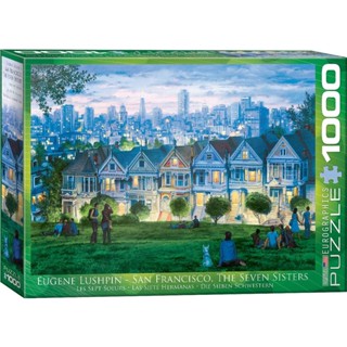 [สินค้าพรีออเดอร์] Eurographics - San Francisco The Seven Sisters jigsaw puzzle จิ๊กซอว์นำเข้า 1000 ชิ้น