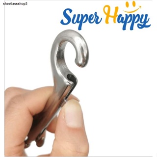 จัดส่งที่รวดเร็ว▥☍✲sheetlassshop3snap hook 2 หัว สแตนเลส 304 ตะขอล็อค Snap stainless steel scuba diving double ended