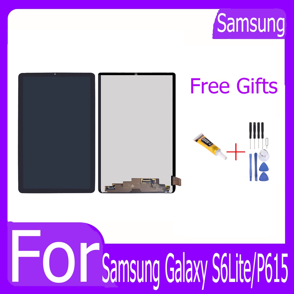 หน้าจอ LCD samsung Tab S6 Lite Display จอ+ทัช อะไหล่มือถือ อะไหล่ จอsamsung galaxy S6Lite/P615