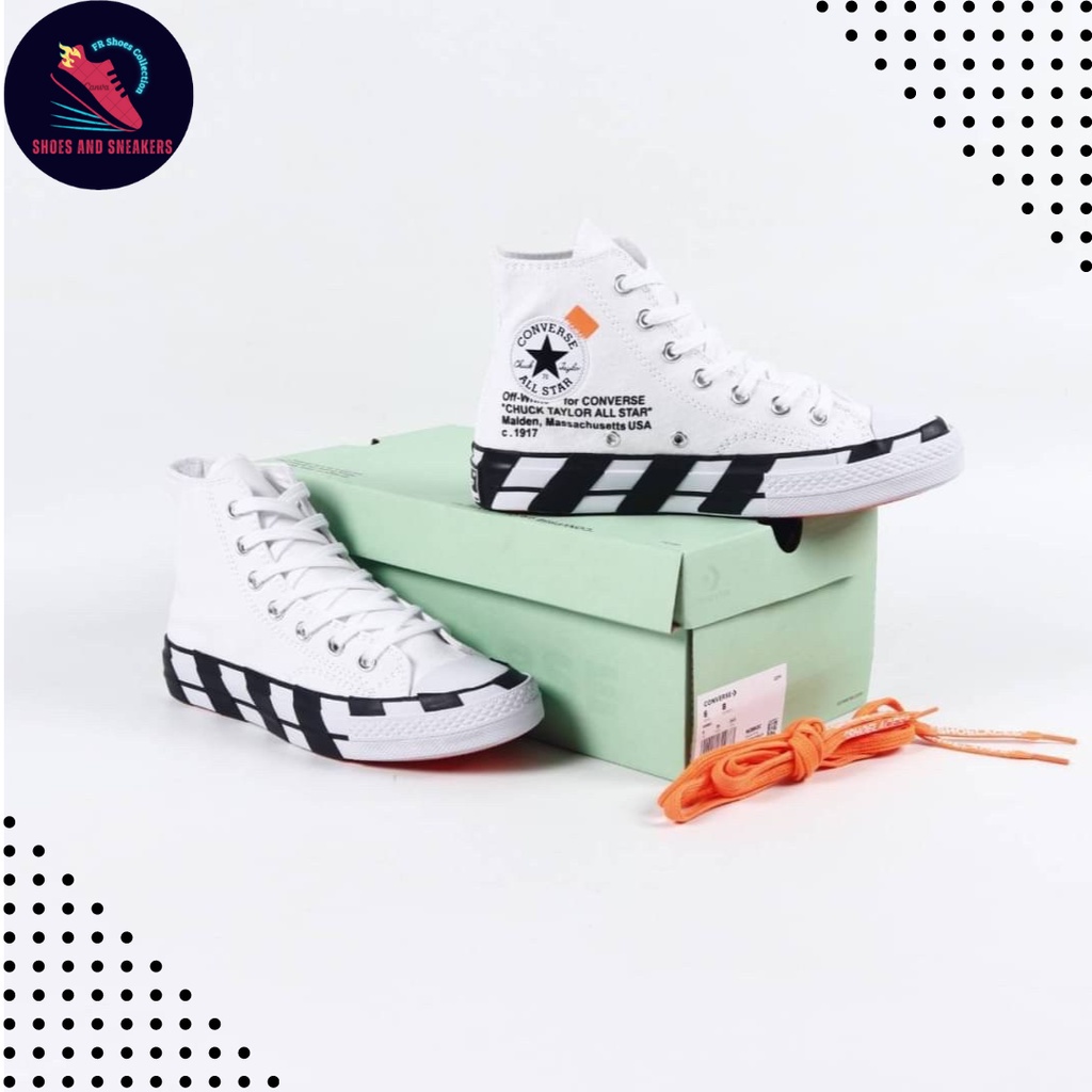 PRIA Off White X Converse Chuck Taylor Men's Sneakers Shoes