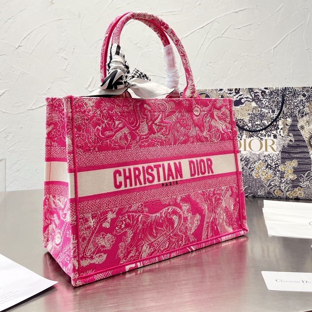 dior handbag shoulder bag canvas shopping (with box)