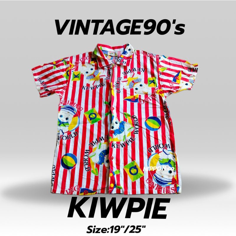 เสื้อวินเทจKiwpie vintage90's เสื้อวินเทจแท้100% #A1