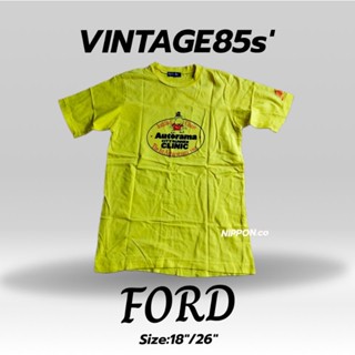 เสื้อยืดวินเทจFord ปี1985s เสื้อวินเทจแท้100% #A1