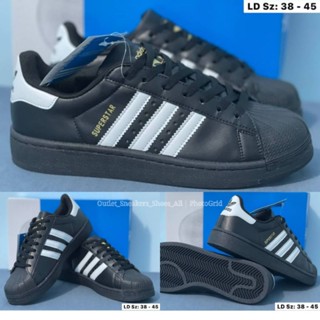 รองเท้า Adidas Superstar Black Women/Men ส่งฟรี