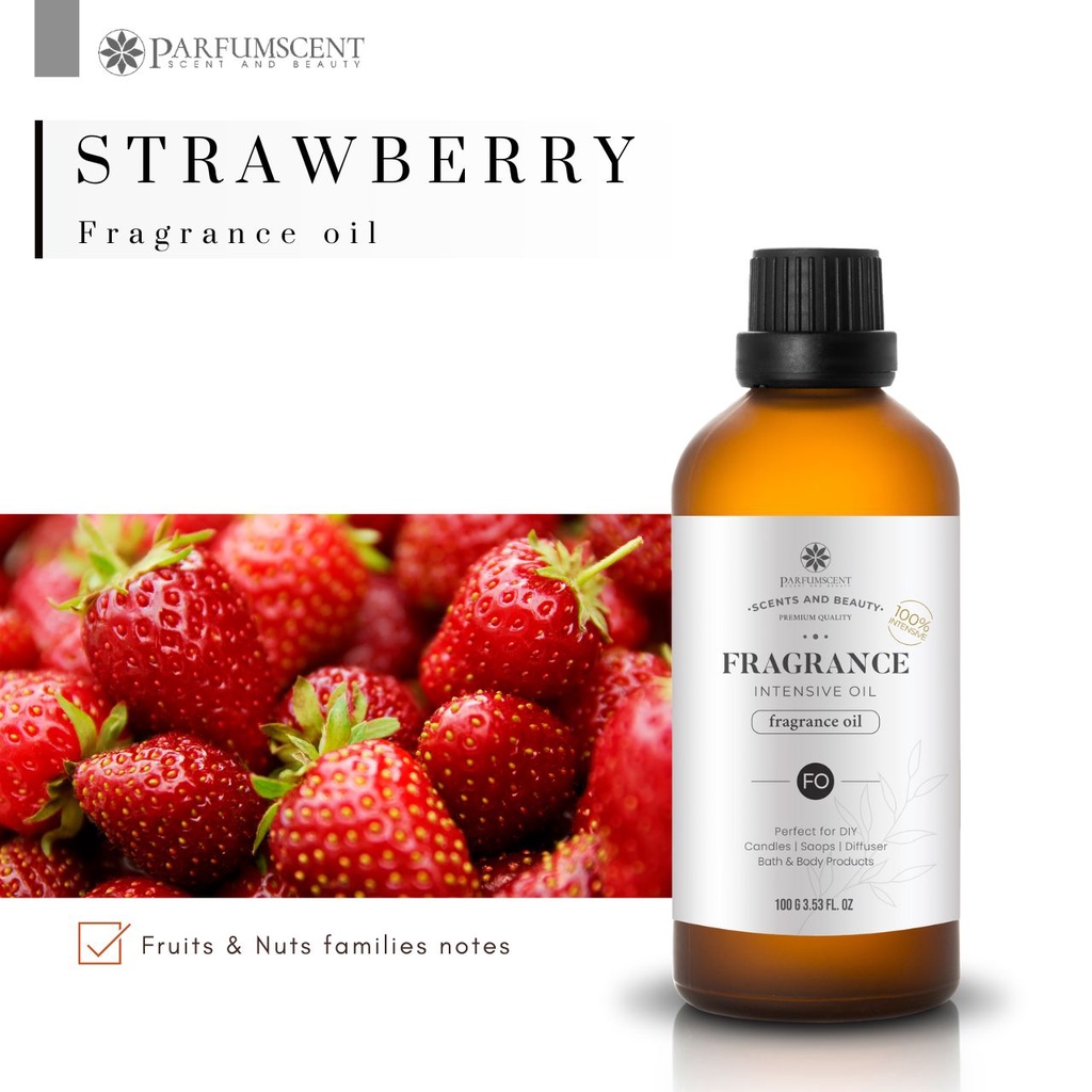 PARFUMSCENT หัวน้ำหอม Strawberry Fragrance Oil