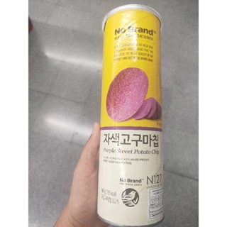 No brand Purple Sweet  Potato Chip มันม่วงชนิดแผ่นทอดกรอบ 160กรัม