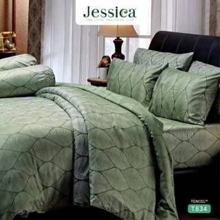 Jessica ผ้านวม 90 x 100 นิ้ว (ไม่รวมผ้าปูที่นอน) Tencel ทอ 500 เส้น พิมพ์ลาย กราฟฟิก T834 #เจสสิกา ผ้าห่ม