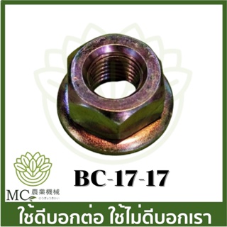 แหล่งขายและราคาBC-17-17 อะไหล่ น็อตใบมีดตัดหญ้า เบอร์ 17  เครื่องตัดหญ้า 411 260 CG328 RBC NBอาจถูกใจคุณ