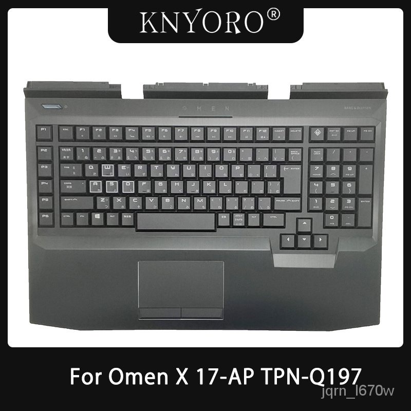 ต้นฉบับญี่ปุ่นแป้นพิมพ์สำหรับ HP Omen X TPN-Q197 17-ap000 17-AP030NG แล็ปท็อป Palmrest บนกรณีปกทัชแพด JP แป้นพิมพ์
