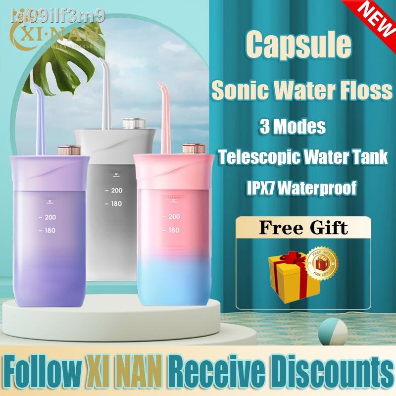 【The Campaign ends February 28】XI NAN S5 Water Floss Portable IPX7 Waterproof Dental Water Floss Tel