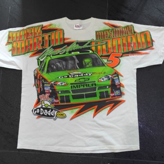 เสื้อยืด NASCAR วินเทจ OVP Mark Martin no.5 ปี 2010 ผ้าขาวสภาพดีๆหายากครับ🏆