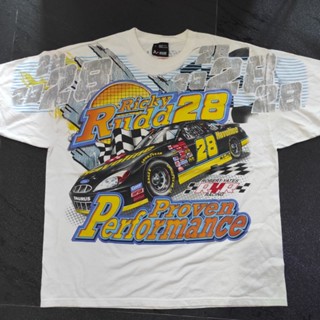 เสื้อยืด NASCAR วินเทจ OVP Ricky Rudd no28 น่าสะสม สภาพดีๆหายากครับ..🏆 ..