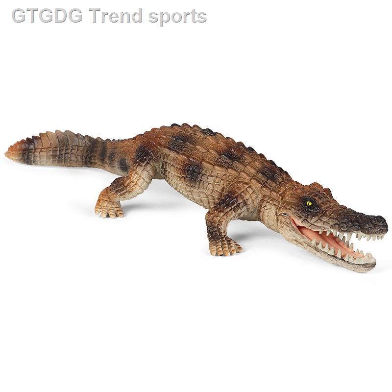 ۩☂♚Limited Time Hot Sale♚Children's Large Solid Static Crocodile Model Ornament Wild Animal Model Si