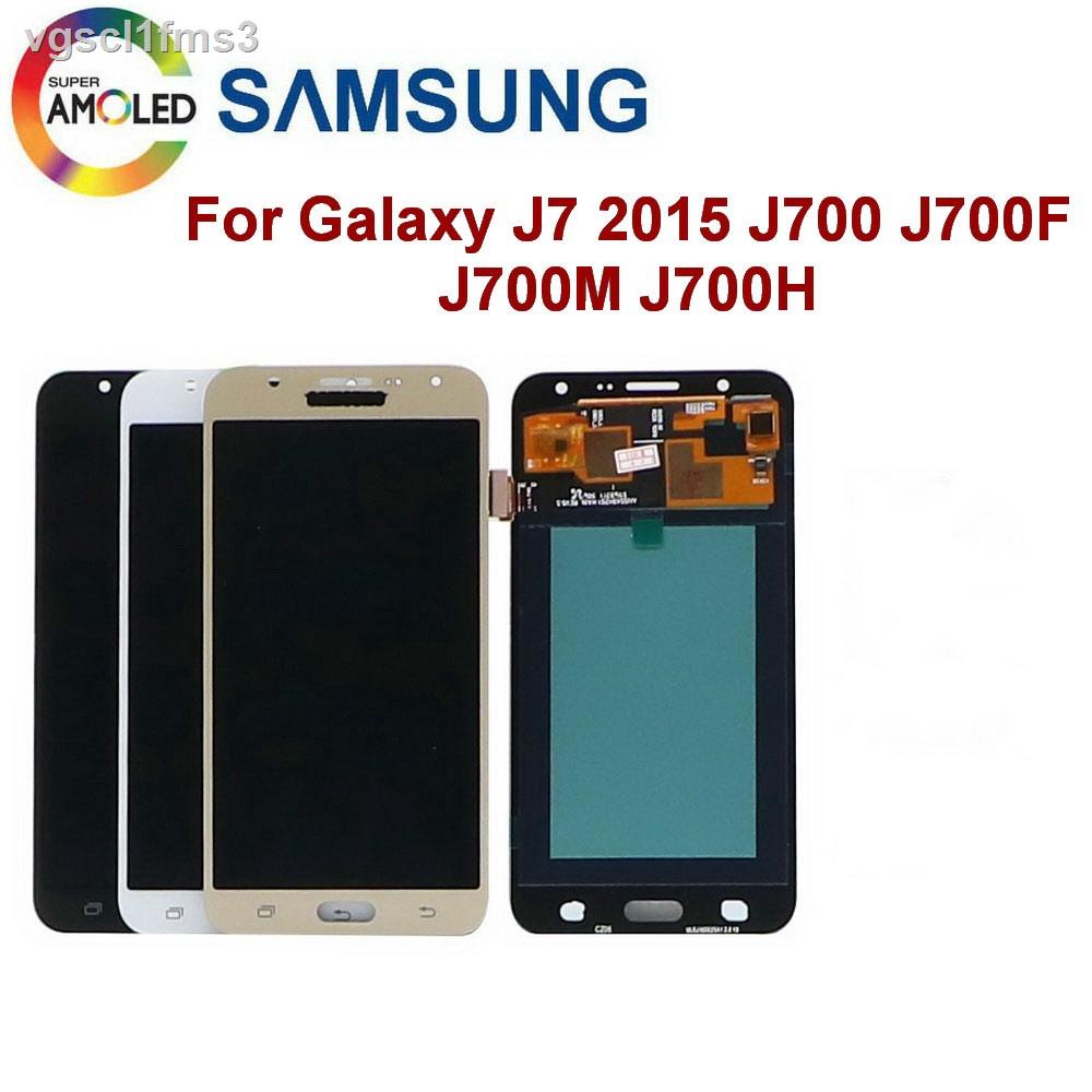 ∋[E-VEACH] OLED For Samsung Galaxy Galaxy J7 2015 OLED screen Display J700 J700F J700M J700H LCD Display Digitizer Parts